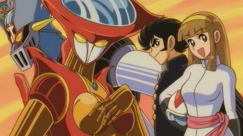 mazinger z, yumi sayaka, kabuto kouji, and aphrodai a (mazinger and 1 more) drawn by miroku_(miroku_t)