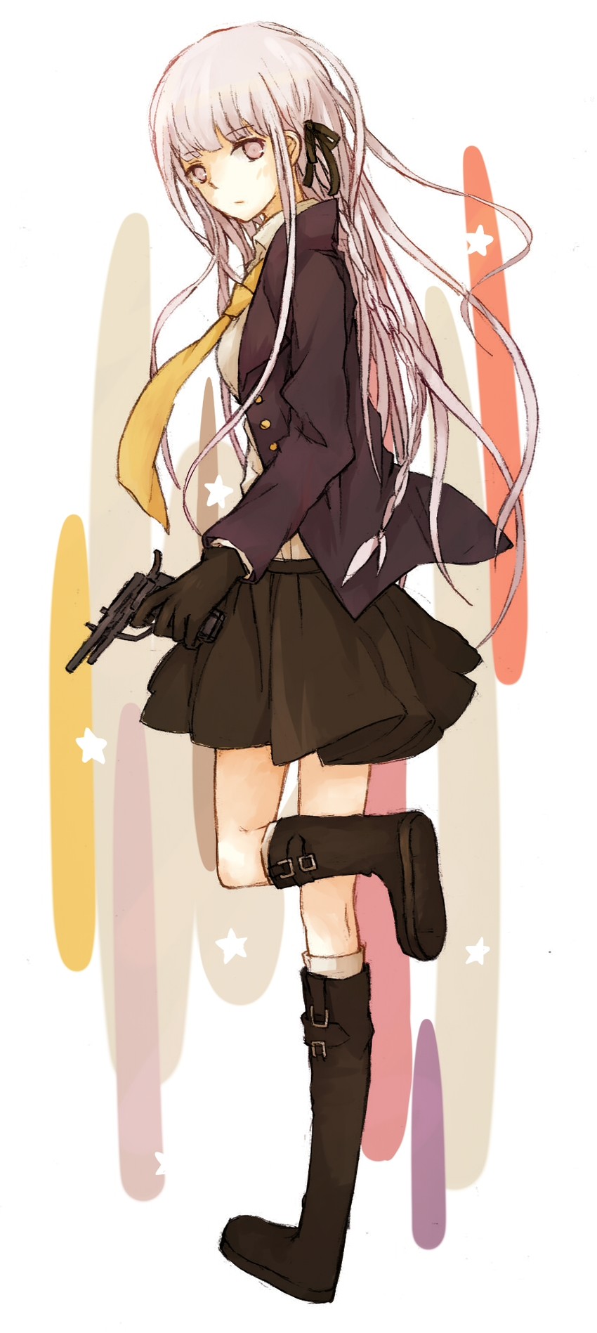 kirigiri kyoko (danganronpa and 1 more) drawn by shiro_kunugi