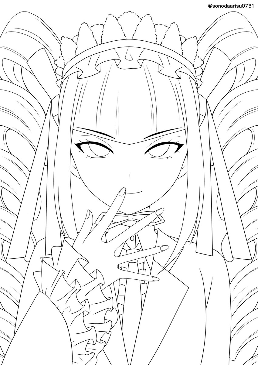 celestia ludenberg (danganronpa and 1 more) drawn by sonodaarisu0731