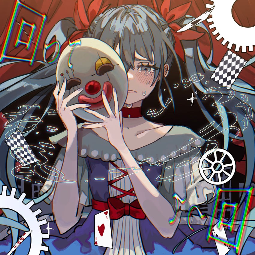 hatsune miku (vocaloid and 2 more) drawn by inu_totemo