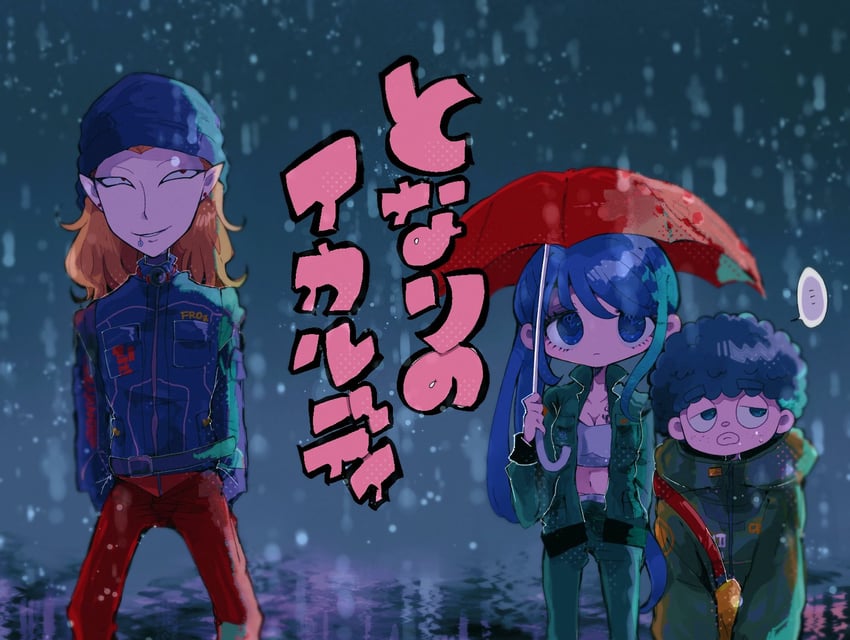 iruka, icardi, and servan (master detective archives: rain code and 1 more) drawn by chachan_chan