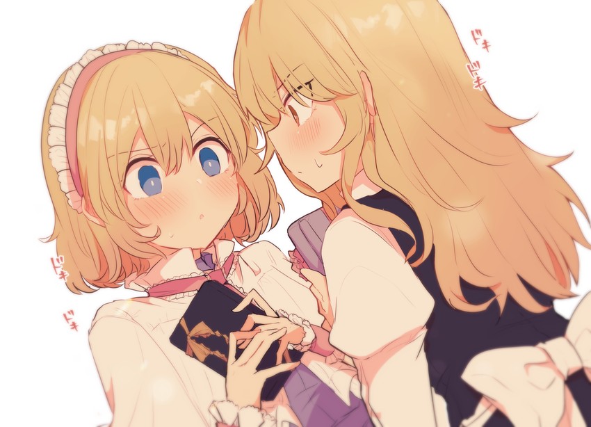 kirisame marisa and alice margatroid (touhou) drawn by aoi_(annbi)