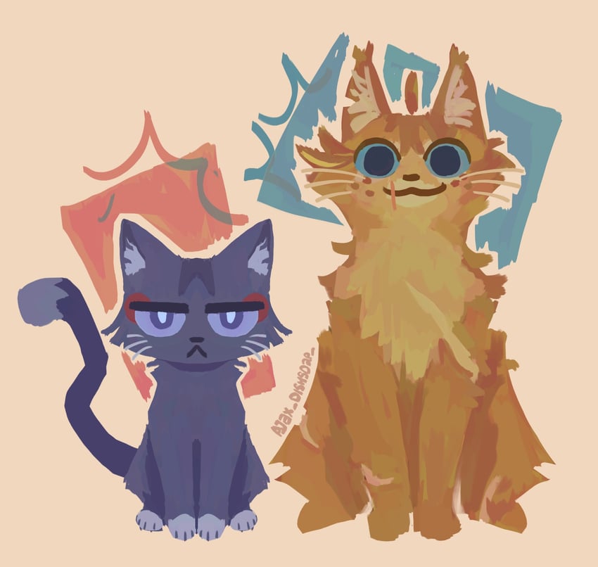 scaramouche and tartaglia (genshin impact) drawn by ajax_dishsoap