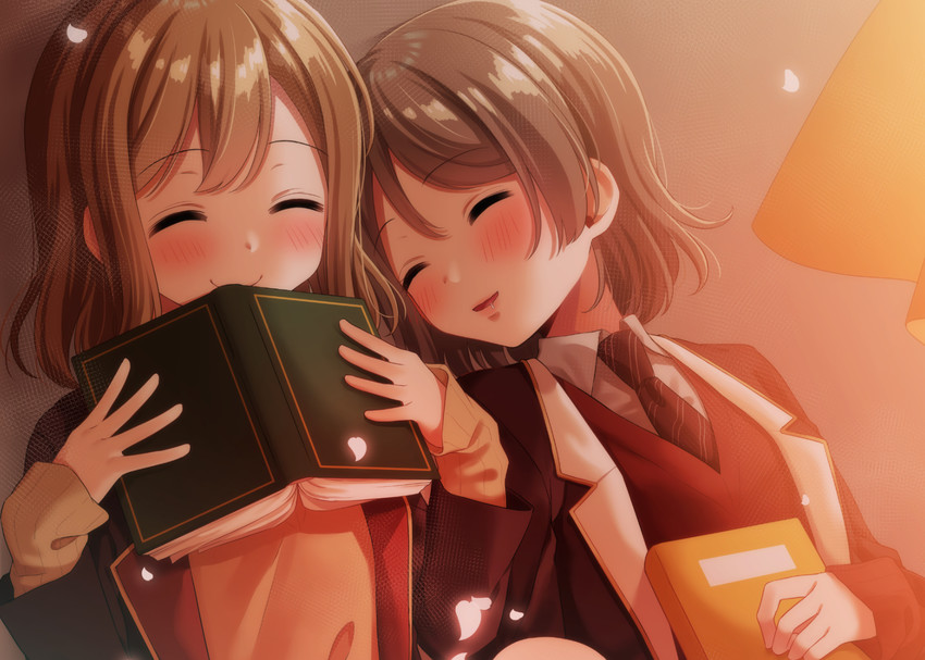 watanabe you and kunikida hanamaru (love live! and 1 more) drawn by hina_(hinalovesugita)
