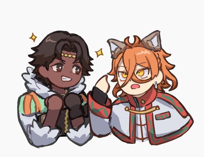 pandreo and fogado (fire emblem and 1 more) drawn by kashiwa_e3