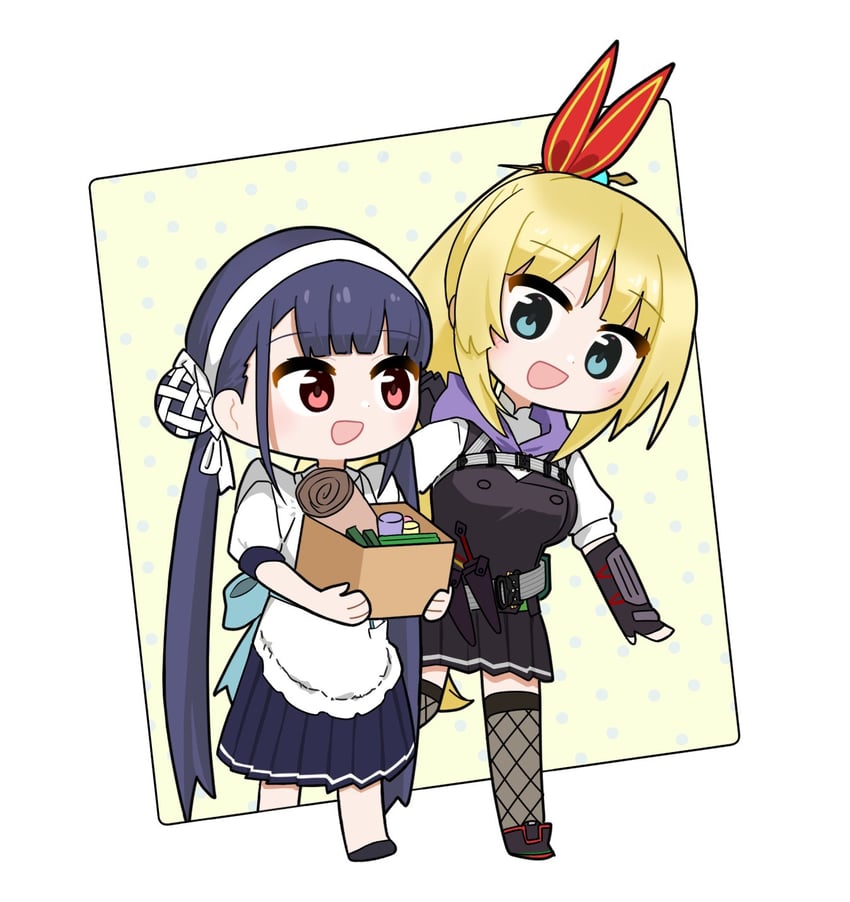 satsuki mari and kanzaki adelheid (heaven burns red) drawn by otemuuu