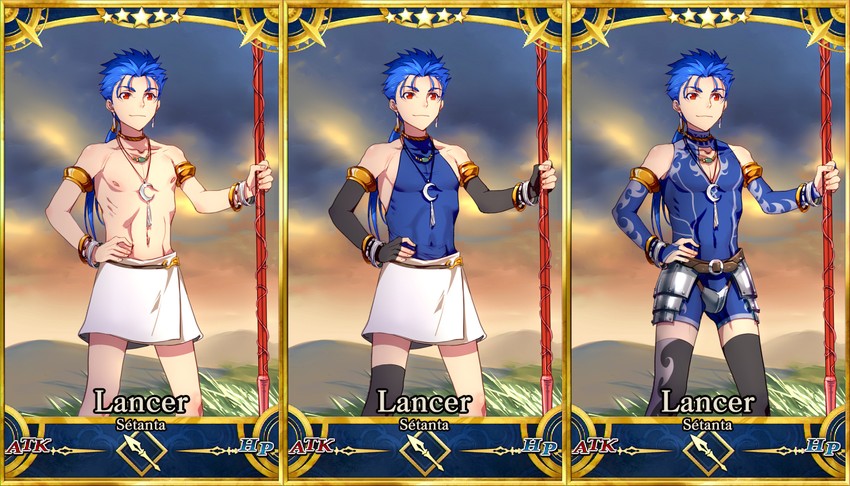 cu chulainn (fate and 1 more) drawn by eilinna