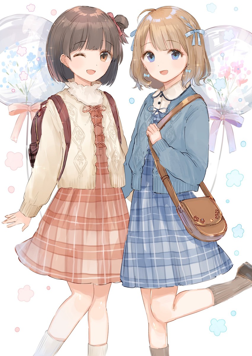 suou momoko and nakatani iku (idolmaster and 1 more) drawn by mochitsuki_usa