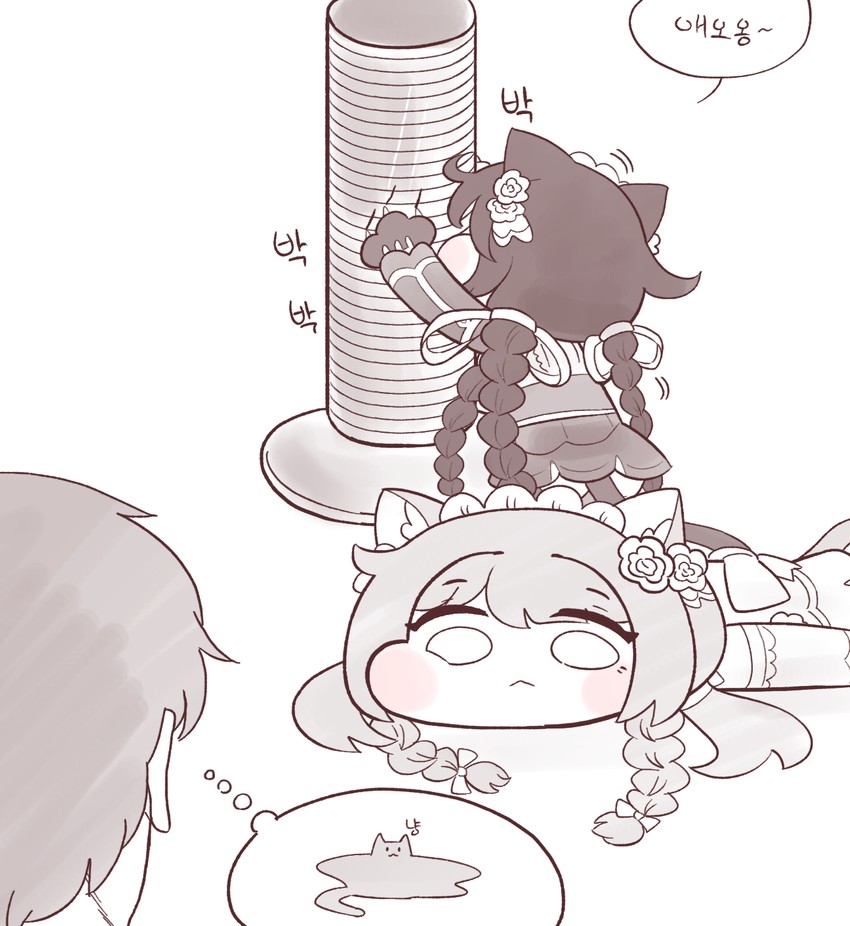 commander, poi, and perrault (last origin) drawn by bulga