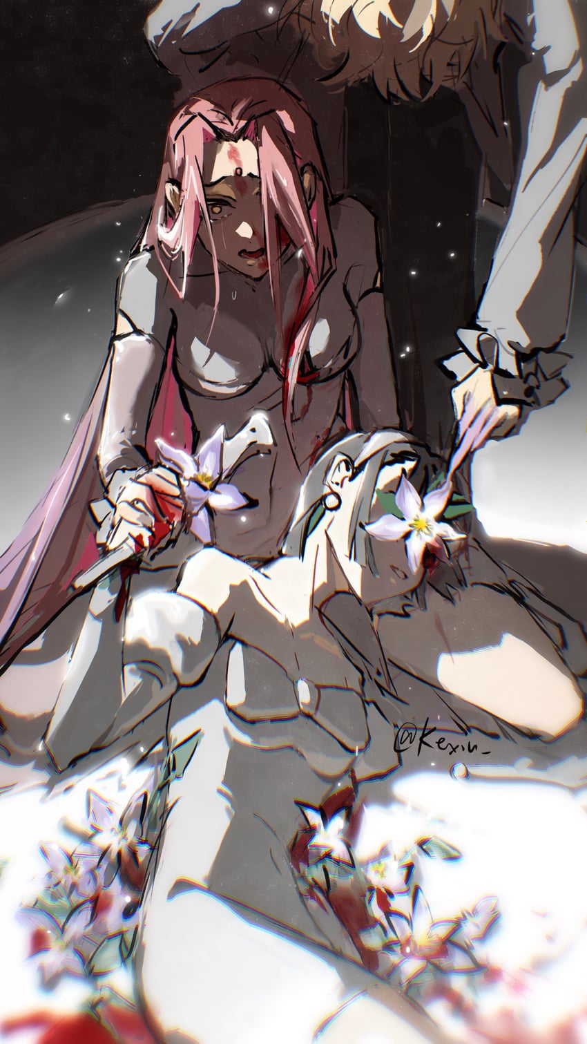 sua, mizi, and luka (alien stage) drawn by kexiu
