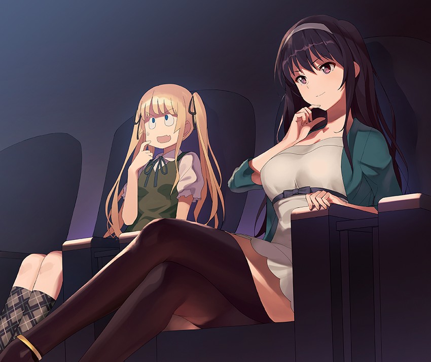 kasumigaoka utaha and sawamura spencer eriri (saenai heroine no sodatekata) drawn by a1_(initial-g)