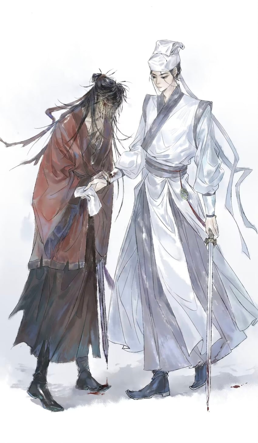 li huowang and zhuge yuan (dao gui yi xian) drawn by chumo-qulingxiao
