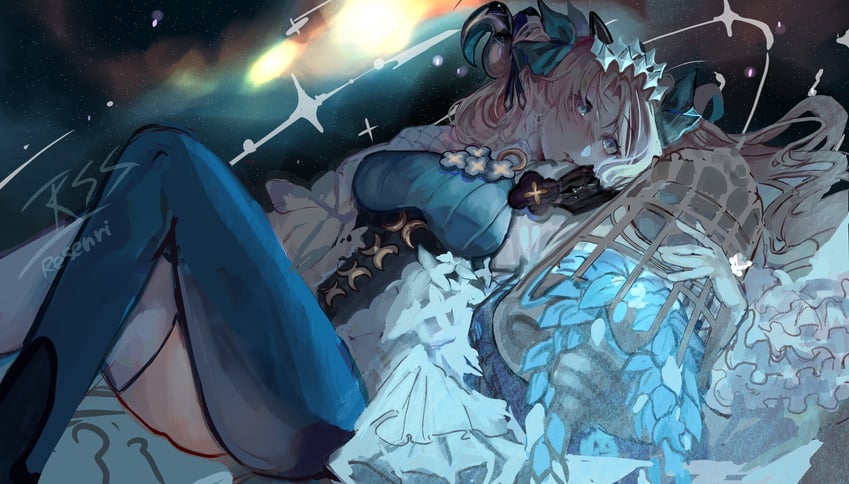 ereshkigal and space ereshkigal (fate and 1 more) drawn by resenri