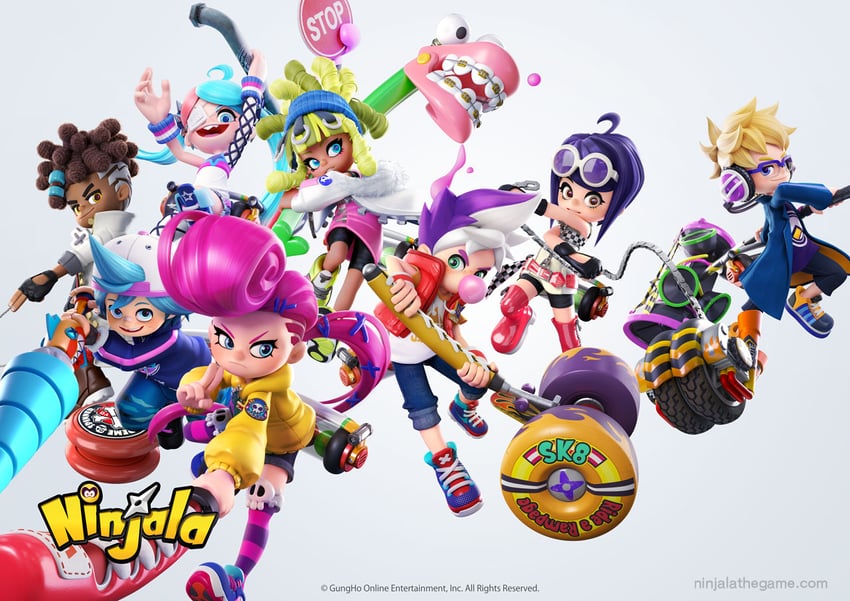 kappei, van, berecca, lucy, ron, and 3 more (ninjala and 1 more)