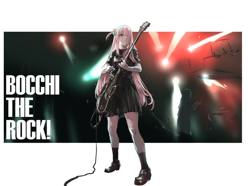 gotoh hitori (bocchi the rock!) drawn by osakana_(denpa_yun'yun)