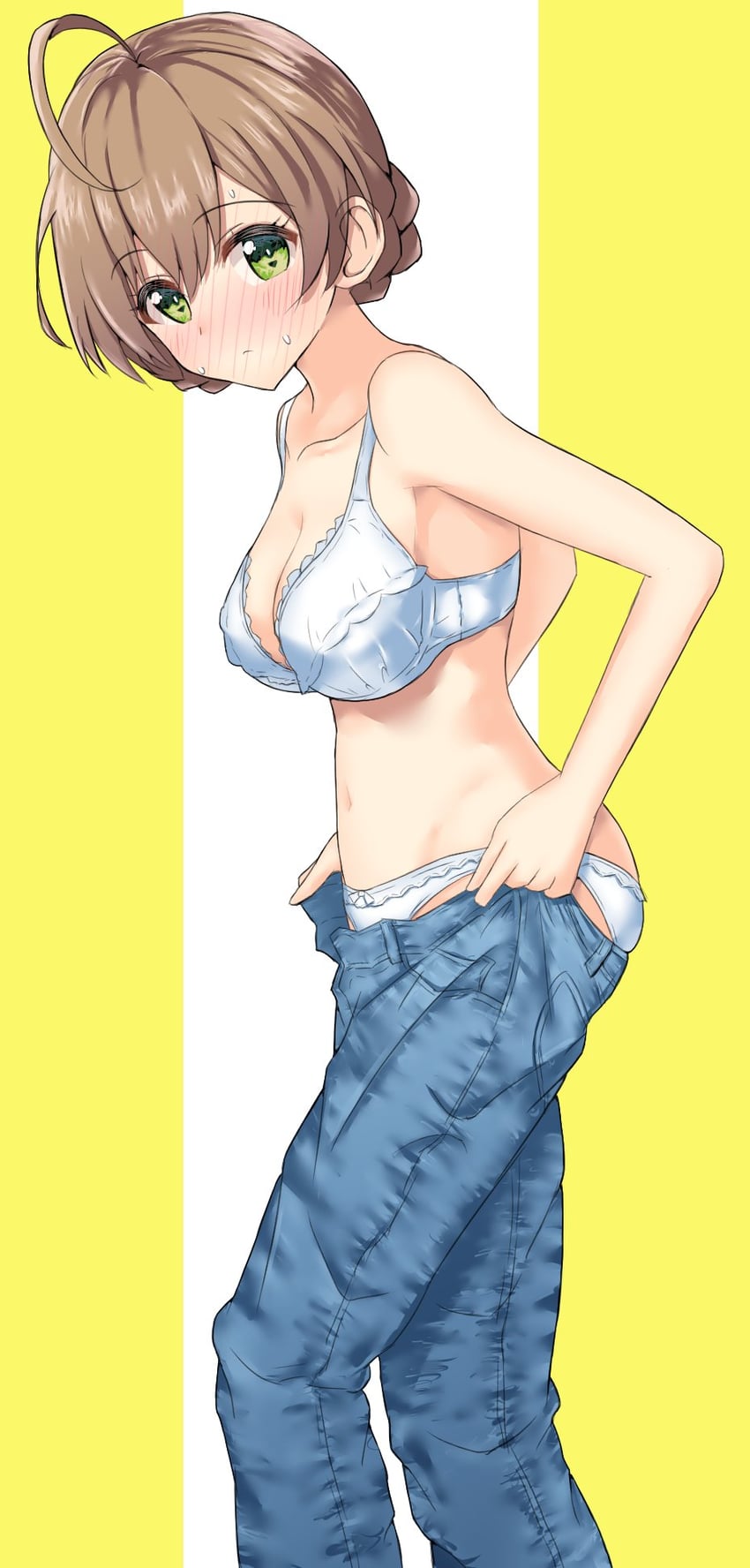 sakuramori kaori (idolmaster and 2 more) drawn by ashinagi_(bijutu1)
