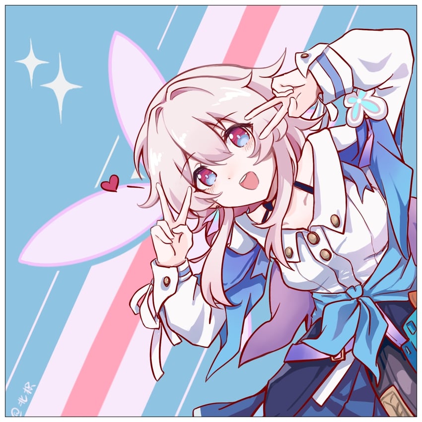 march 7th (honkai and 1 more) drawn by beizhi