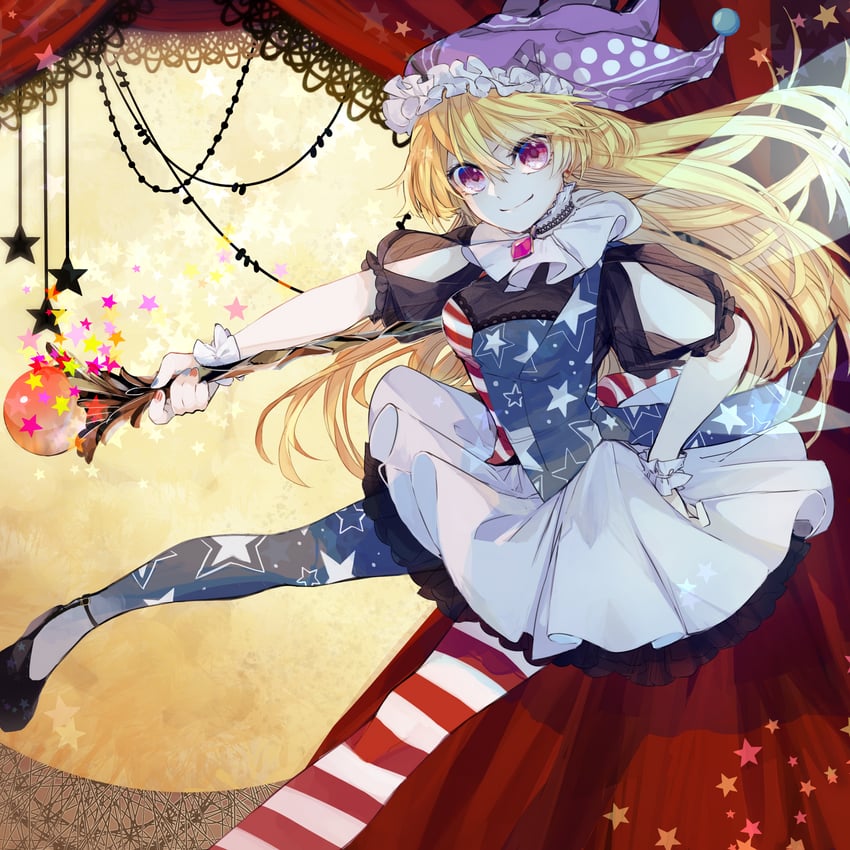 clownpiece (touhou) drawn by sakuro_(kokutousasasa)