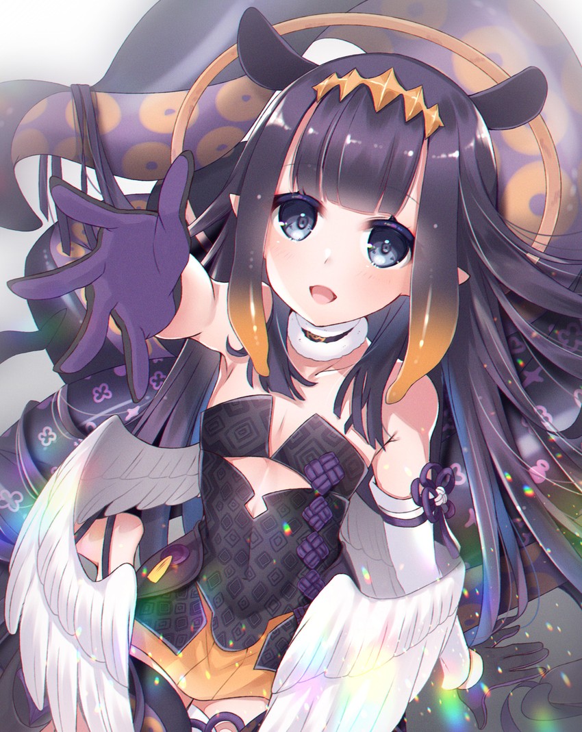 ninomae ina'nis (hololive and 1 more) drawn by ko_yu