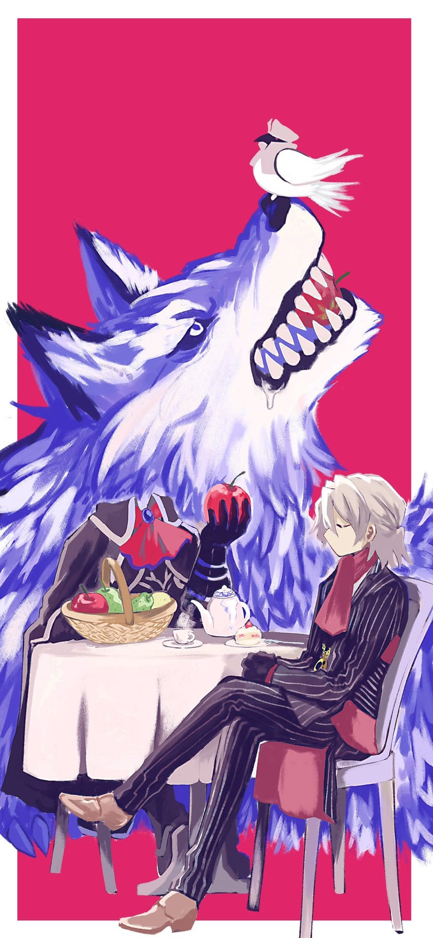 antonio salieri, lobo, hessian, and the man in grey (fate and 1 more) drawn by kimidorix32