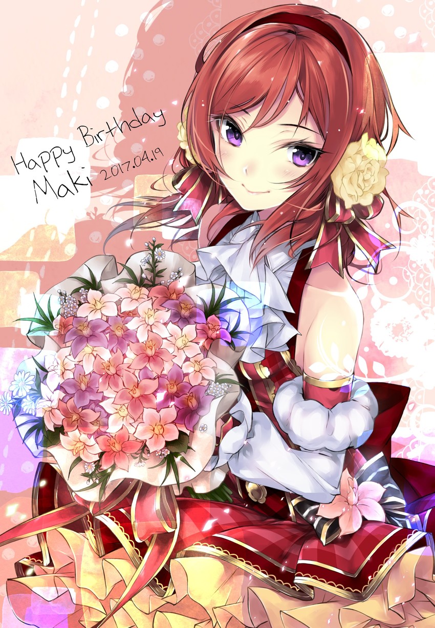 nishikino maki (love live! and 2 more) drawn by hario_4