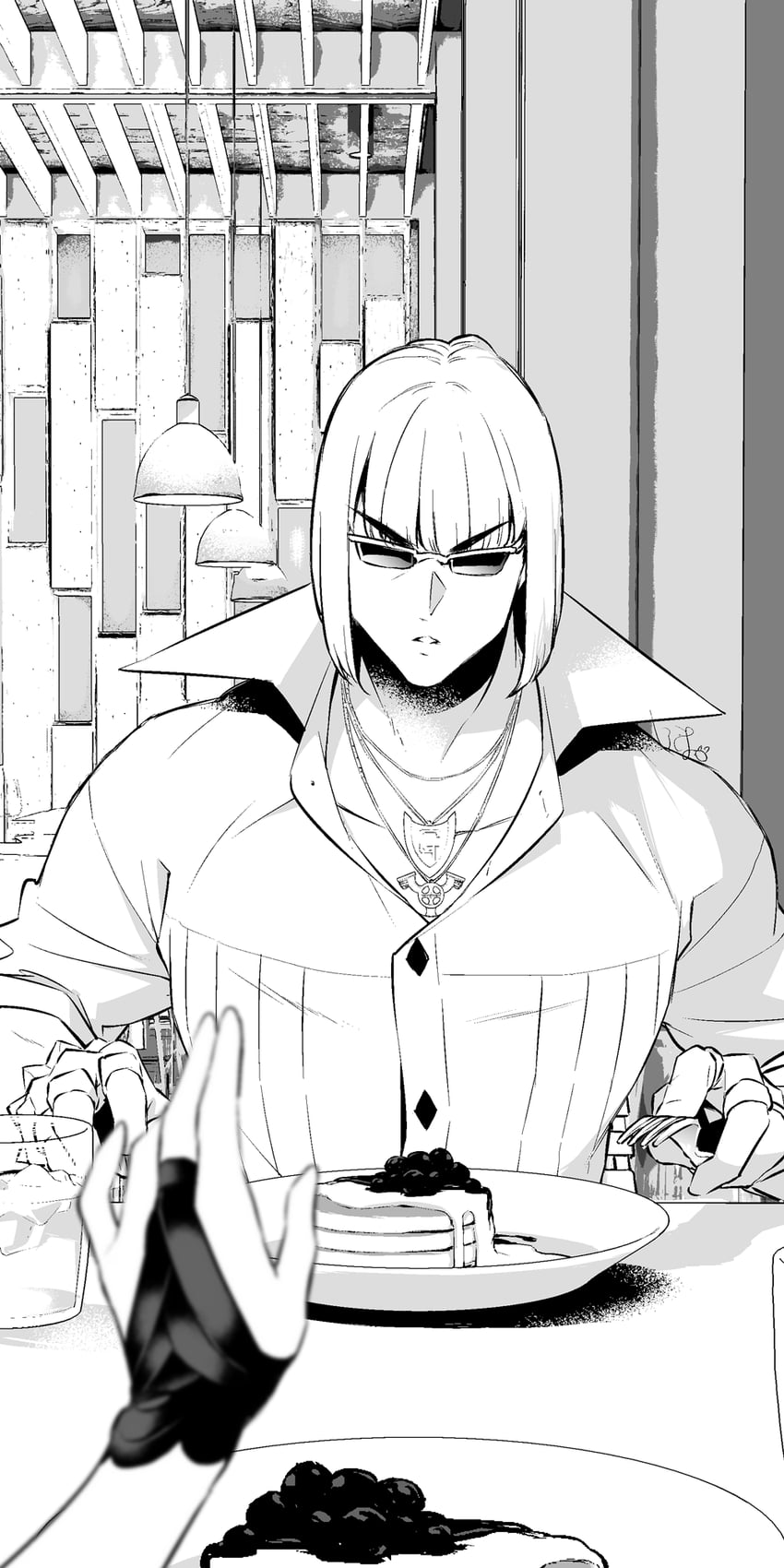 shuten douji and sakata kintoki (fate and 1 more) drawn by shiromako