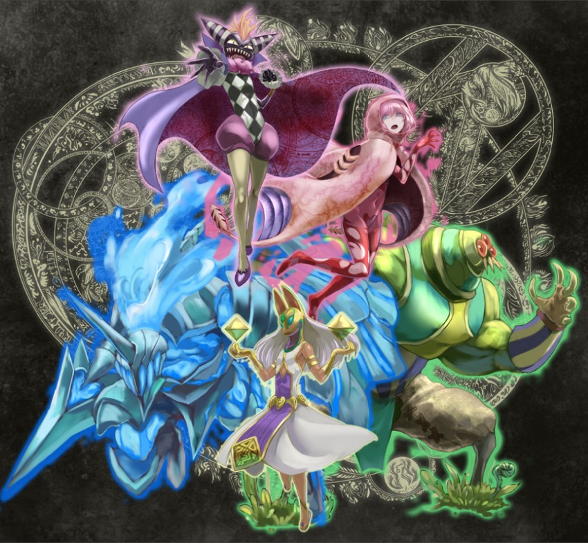 pixiv fantasia and 1 more drawn by iwaya