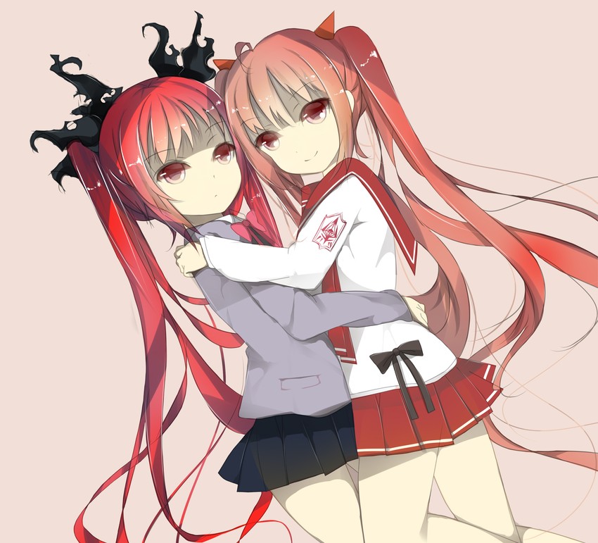 cthugha and kanzaki h. aria (haiyore! nyaruko-san and 1 more) drawn by senya_fuurin