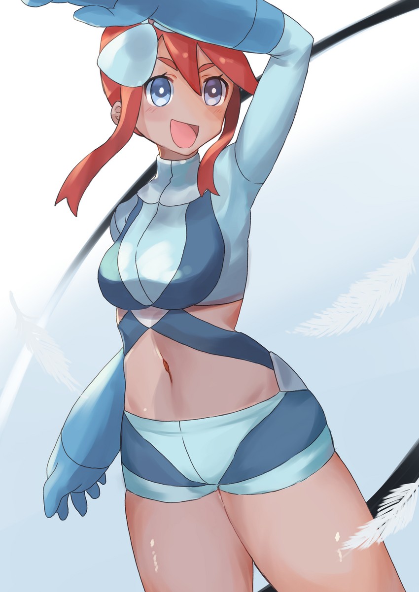 skyla (pokemon and 1 more) drawn by taruto_(takug0812)