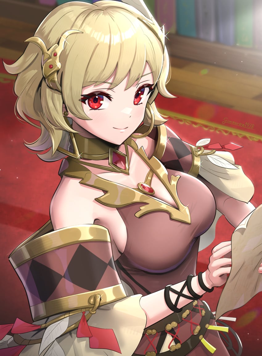 citrinne (fire emblem and 1 more) drawn by gonzarez