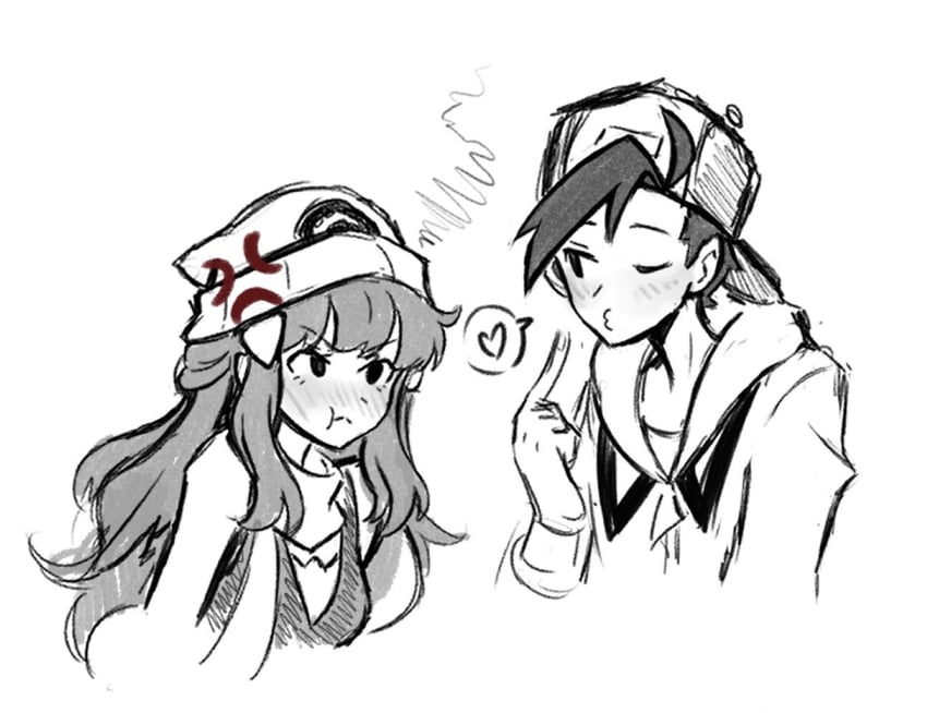 dawn and ethan (pokemon and 2 more) drawn by constarlations