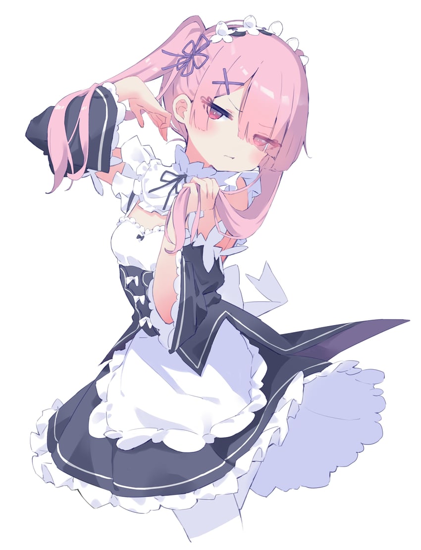 ram (re:zero kara hajimeru isekai seikatsu) drawn by koushin_ryo