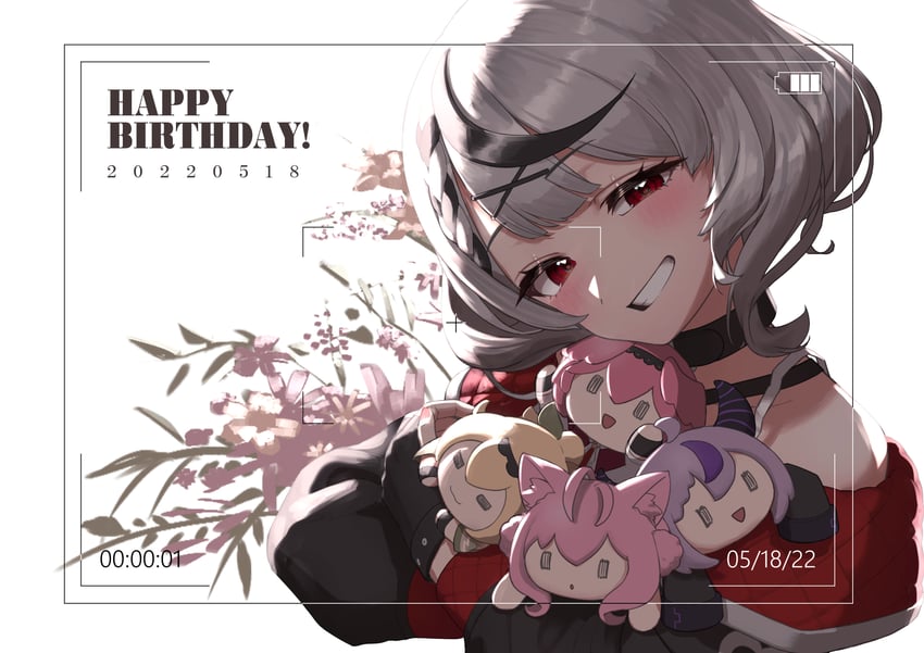 sakamata chloe, la+ darknesss, hakui koyori, kazama iroha, and takane lui (hololive) drawn by arimoto_wataru