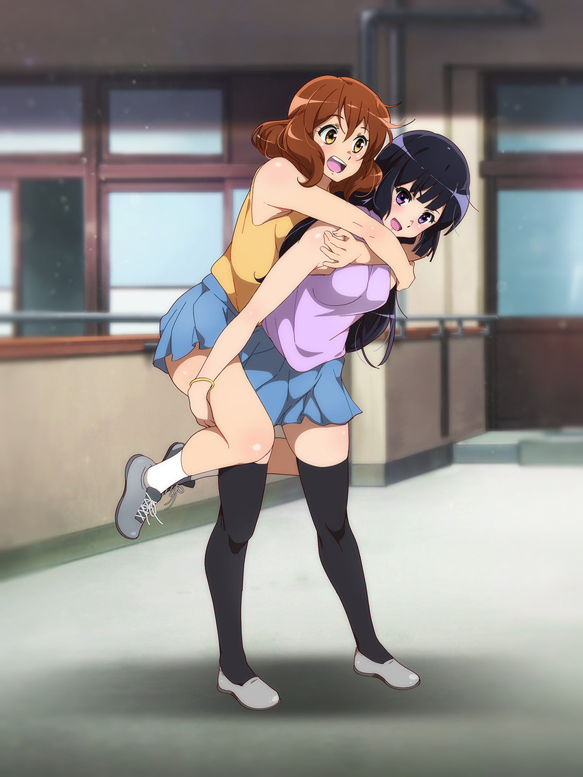 oumae kumiko and kousaka reina (hibike! euphonium) drawn by sbel02