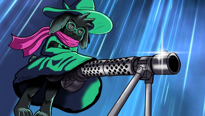 ralsei and mirai (senran kagura and 1 more) drawn by charredasperity