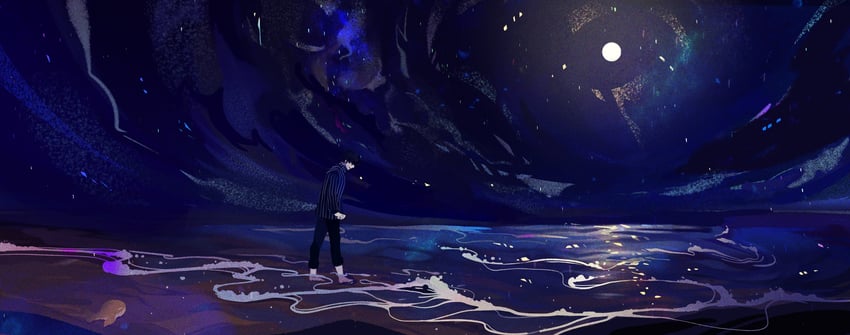 park moo-hyun (eoduun badaui deungbul-i doeeo) drawn by suae