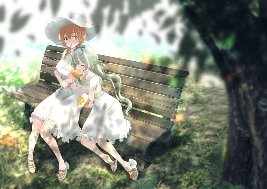ueda imari and hirotsu yuuzutsu (assault lily) drawn by urutsu_sahari