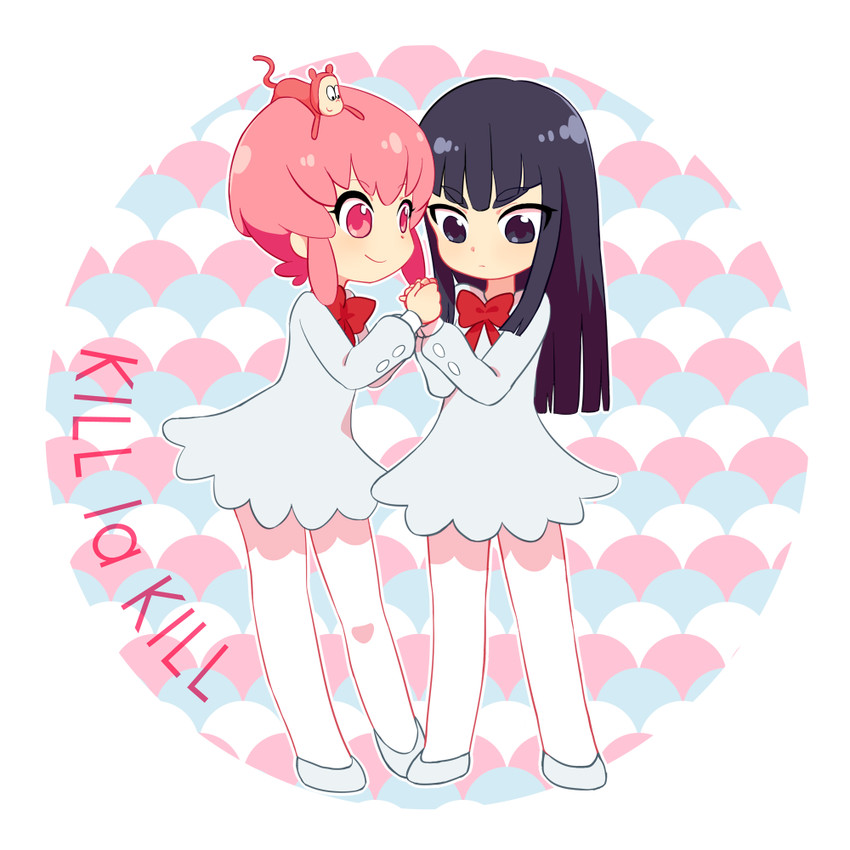 kiryuuin satsuki and jakuzure nonon (kill la kill) drawn by sako_(namocake)