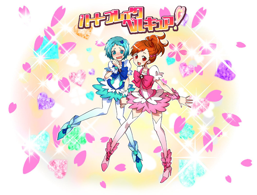 shiomi kotone, kurumi erika, cure marine, cure blossom, and yamagishi fuuka (precure and 4 more) drawn by mitr