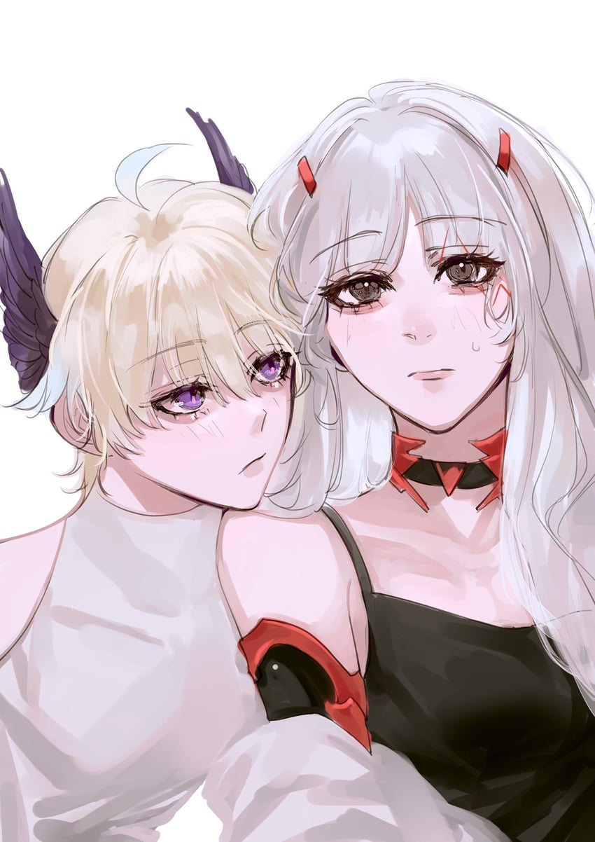 enna alouette and fulgur ovid (nijisanji and 1 more) drawn by jam8366