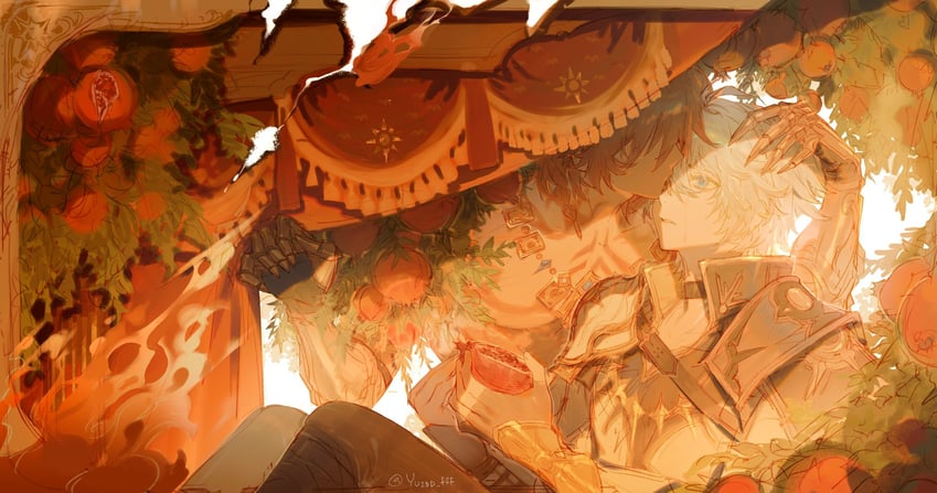 phainon and mydei (honkai and 1 more) drawn by yu28d_fff