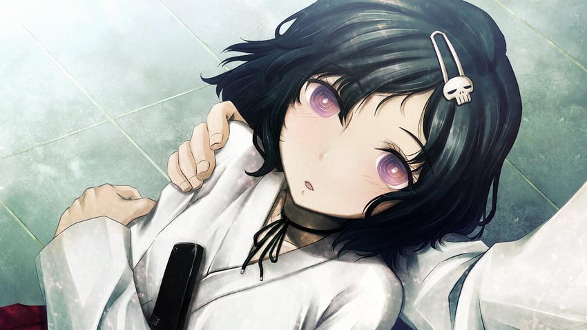 okabe rintarou and urushibara luka (steins;gate and 1 more) drawn by huke