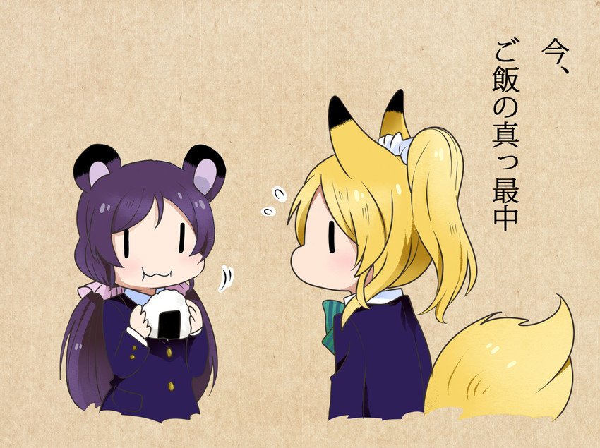 tojo nozomi and ayase eli (love live! and 1 more) drawn by suan_ringo
