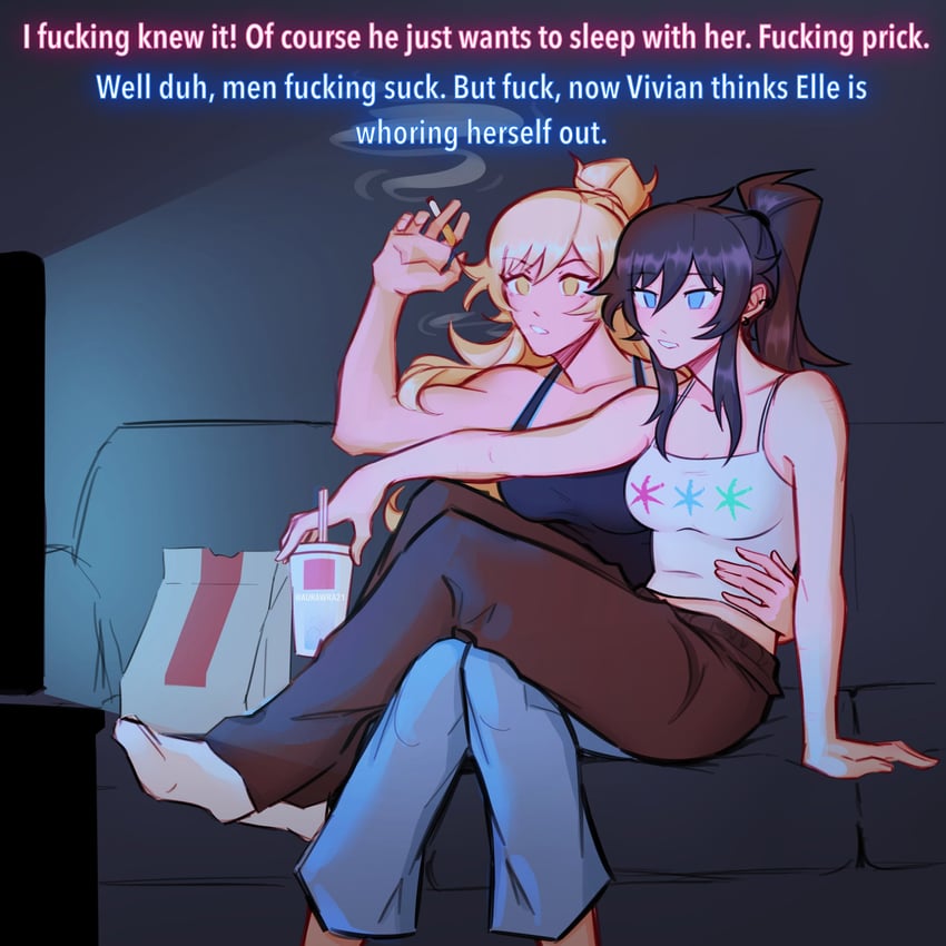 nicole and jecka (class of 09) drawn by aurora_(aurawra21)