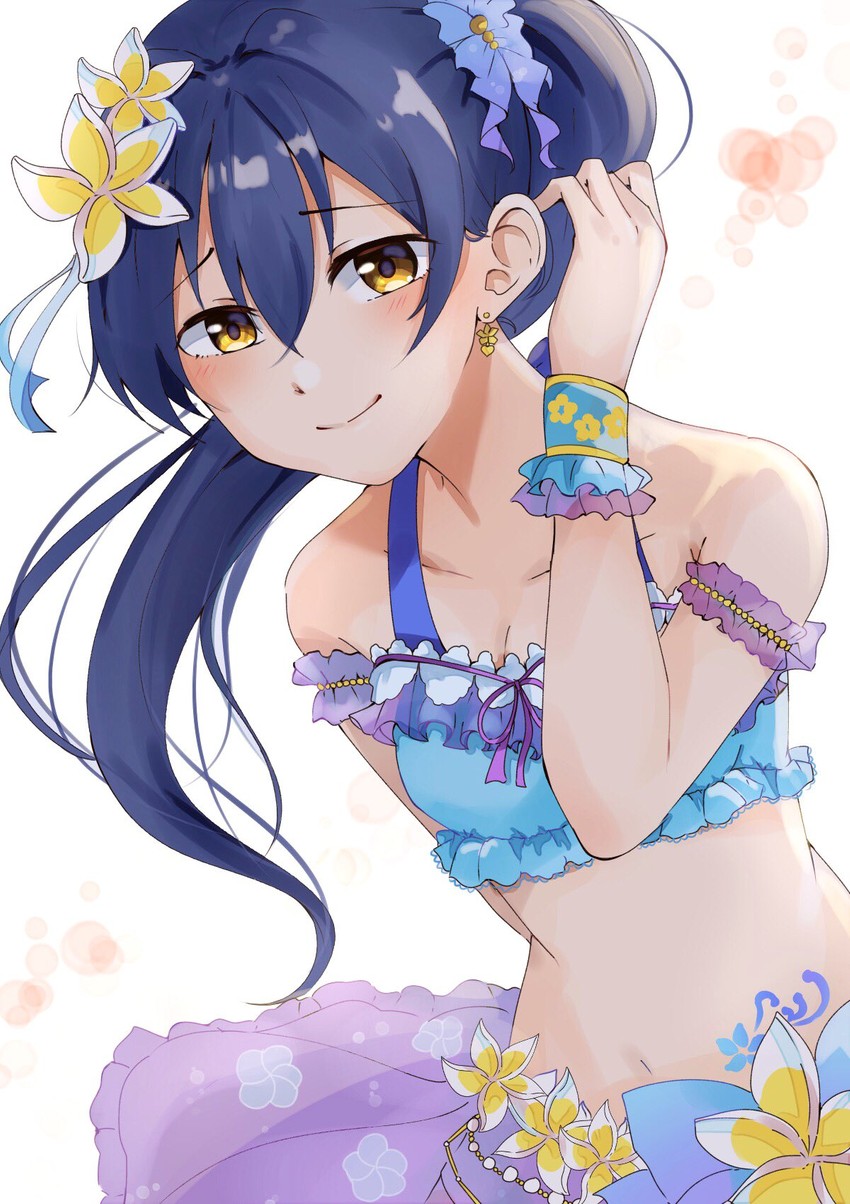 sonoda umi (love live! and 2 more) drawn by zunda_mochi_(zundamochilala)