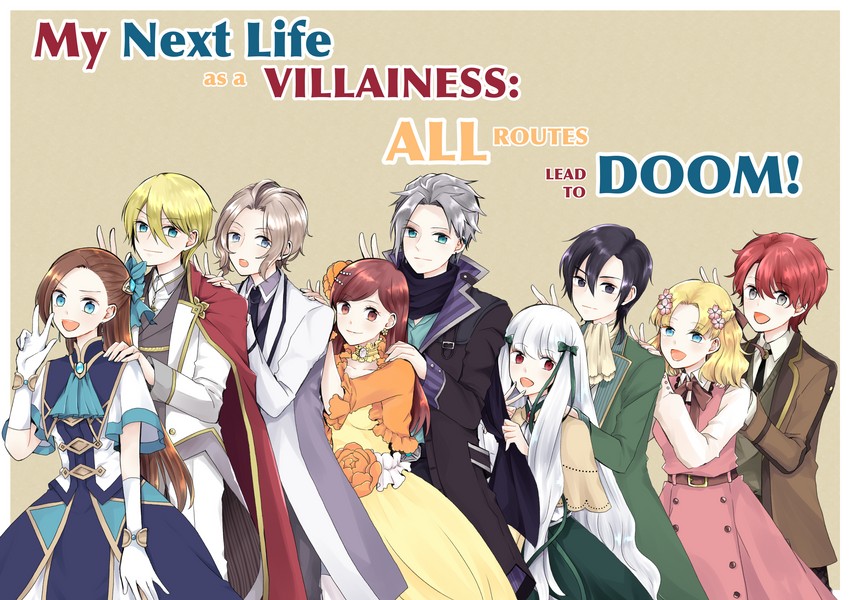 katarina claes, maria campbell, keith claes, mary hunt, sophia ascart, and 4 more (otome game no hametsu flag shika nai akuyaku reijou ni tensei shite shimatta) drawn by 3so4ru5959