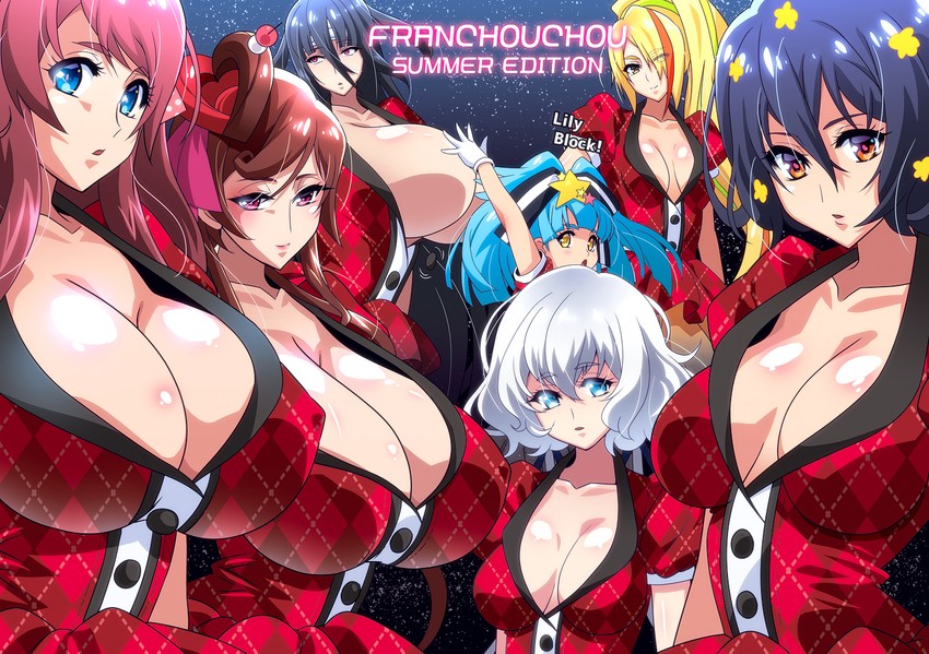 konno junko, minamoto sakura, mizuno ai, nikaidou saki, hoshikawa lily, and 2 more (zombie land saga) drawn by raisuta