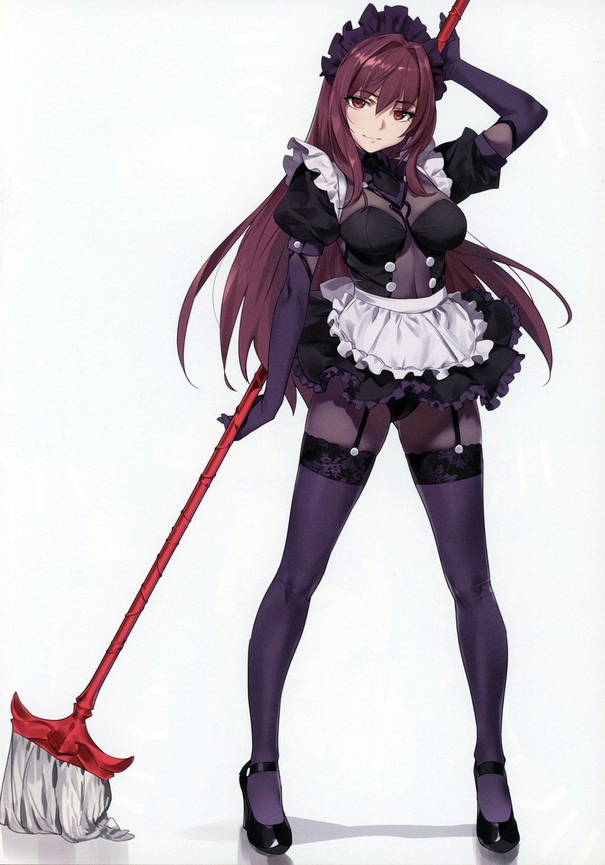 scathach (fate and 1 more) drawn by yd_(orange_maru)