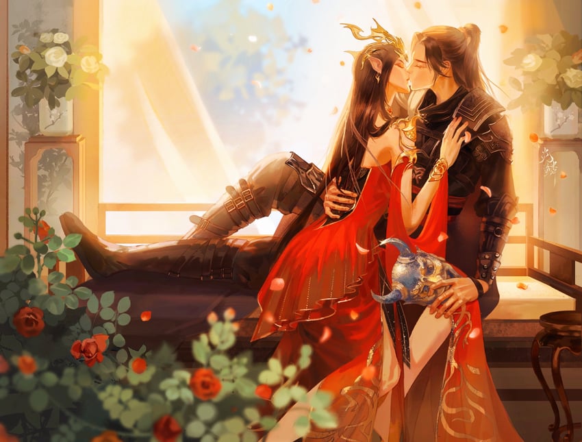 cai lin and xiao yan (doupo cangqiong)