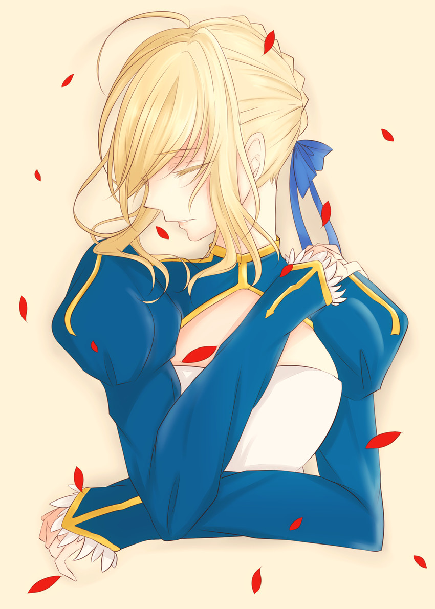 artoria pendragon and saber (fate and 1 more) drawn by nakura_m_m